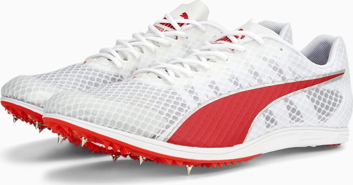 Puma evoSPEED Distance 11 puma white/puma red/metallic silver
