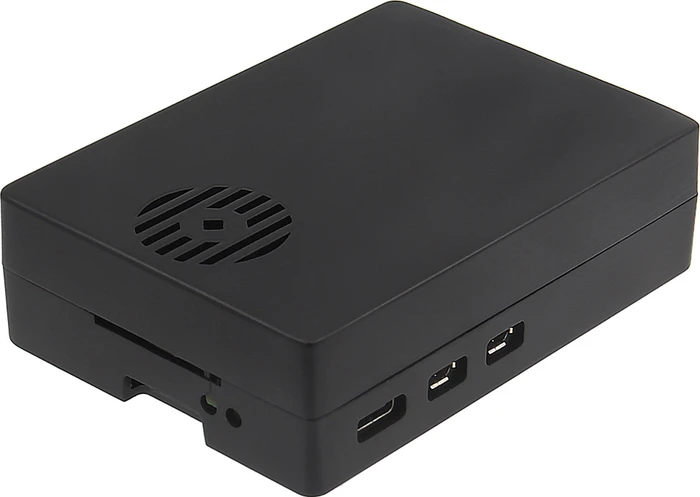 Geekworm Aluminiumgehäuse für Raspberry Pi 5, schwarz