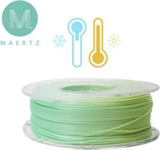 Maertz PLA Color Change Thermo, grün zu gelb, Spule, 1.75mm, 1.00kg