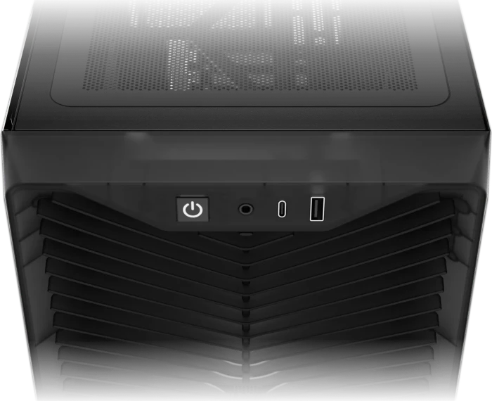 Corsair 3200D RS Smoke, grau, Glasfenster