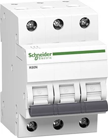 Schneider Electric Leitungsschutzschalter K60N 3P, 25A, B Charakteristik, 6kA