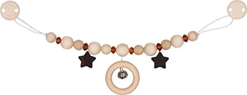 Goki Kinderwagenkette Bernstein mit Clips
