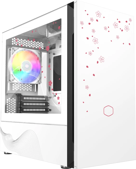 Cooler Master Silencio S400 Sakura Limited Edition, Glasfenster, schallgedämmt