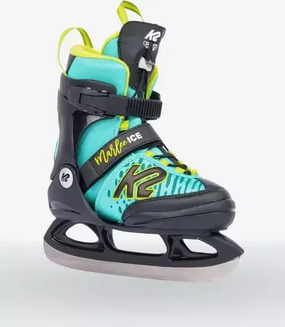 K2 Marlee Ice Eislaufschuhe schwarz/türkis/gelb (Junior)