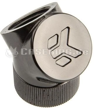 EK Water Blocks EK-CSQ 45° Adapter G1/4" schwarz vernickelt