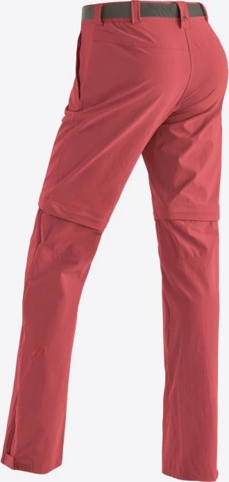 Maier Sports Nata Zip-Off Hose lang red orcher (Damen)