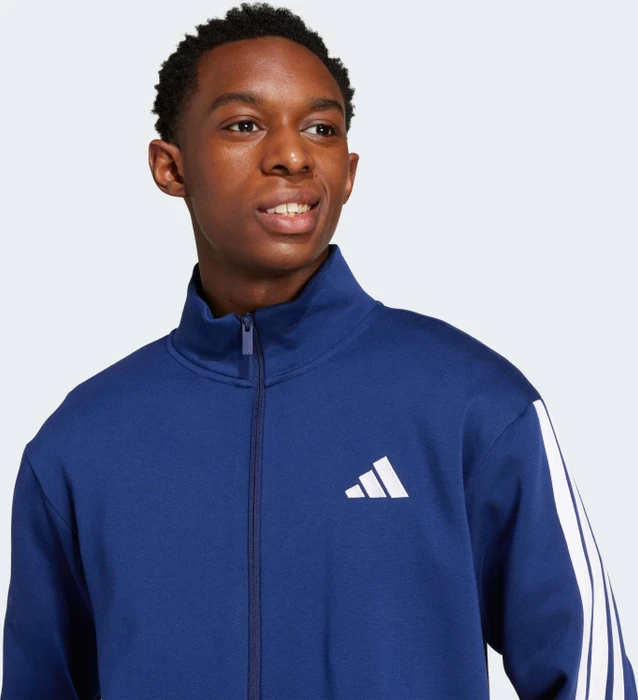 adidas Sportswear Basic 3-Streifen Trainingsanzug dark blue (Herren)