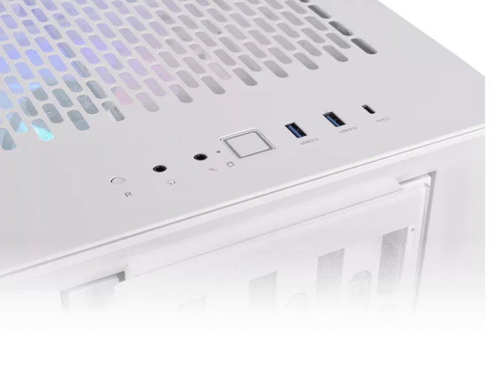 Thermaltake CTE T500 TG ARGB Snow, weiß, Glasfenster