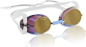 Malmsten Swedish Goggles gold metallic Schwimmbrille