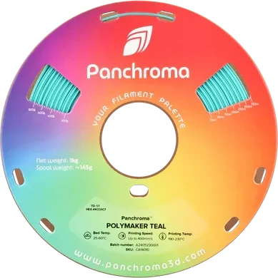 Polymaker Panchroma CoPe, türkis, Spule, 1.75mm, 1.00kg