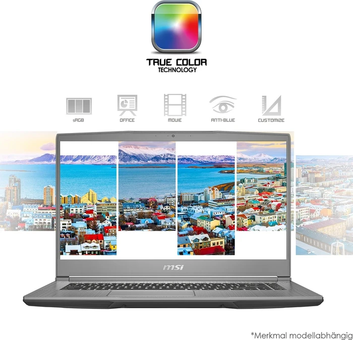 MSI WF65 10TJ-479 Mobile Workstation WF65 10TJ-479, Space Grey, Core i7-10750H, 32GB RAM, 1TB SSD, Quadro T2000 Max-Q, DE
