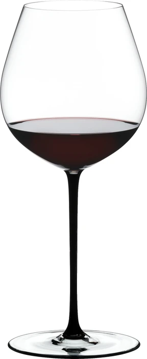 Riedel Fatto A Mano Pinot Noir Rotweinglas schwarz