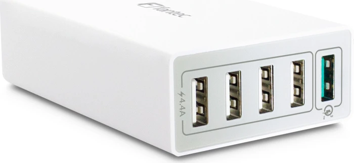 Fantec QC3-A51 Quick Charge 5-Port USB Schnellladegerät