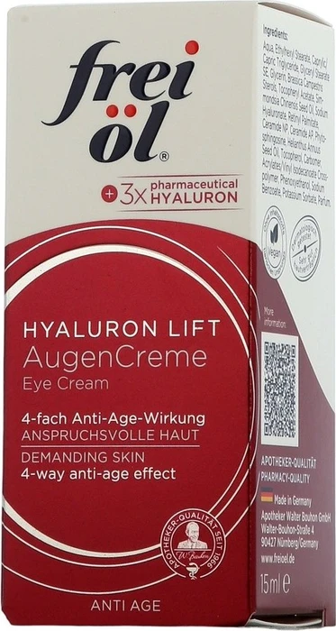 FreiÖl Hyaluron Lift AugenCreme Anti-Age, 15ml