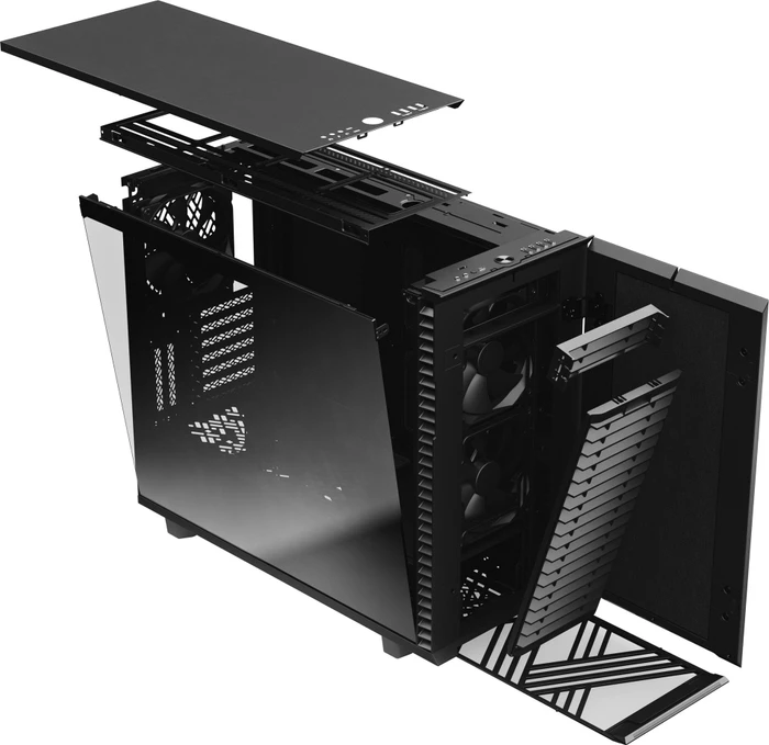 Fractal Design Define 7 Black TG Dark Tint, Glasfenster, schallgedämmt