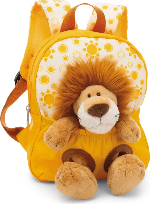 Nici Plüschtier Löwe gelb Kindergartenrucksack