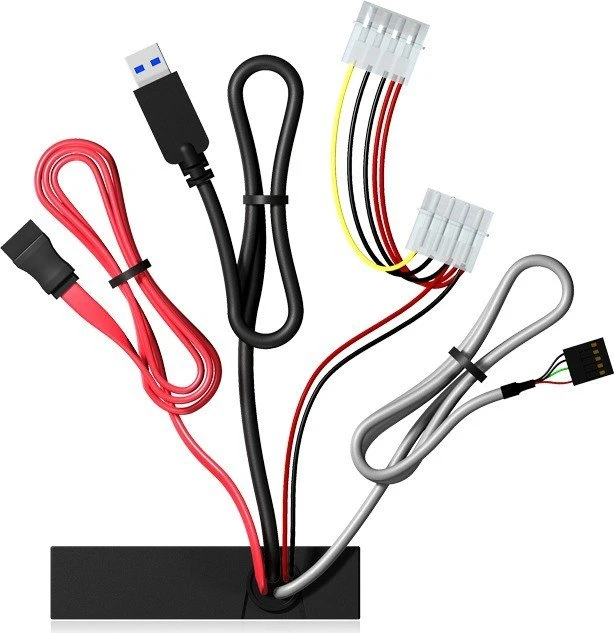 RaidSonic Icy Box IB-864-B Multi-Slot-Cardreader, USB 2.0 9-Pin Stecksockel [Stecker]