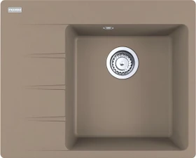 Franke Centro CNG 611-62 Einbau Becken rechts mit Ablauffernbedienung cashmere