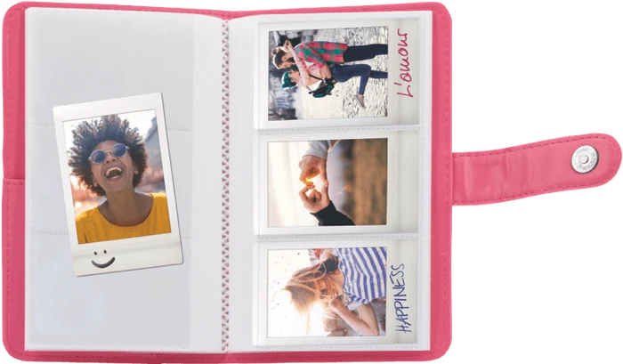 Fujifilm instax mini 9 Striped Fotoalbum pink