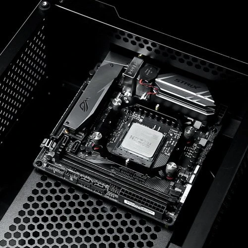 Raijintek Ophion Evo, schwarz, Glasfenster, Mini-ITX