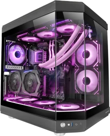 Mars Gaming MC-3T, schwarz, Glasfenster