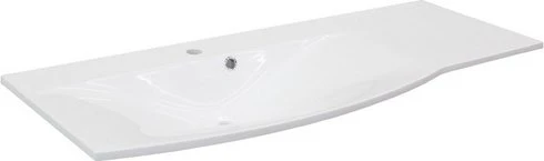 Fackelmann Lugano Gussmarmor Waschbecken 115cm weiß