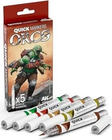 AK-Interactive Quick Markers Orcs Farbset, 5-tlg.