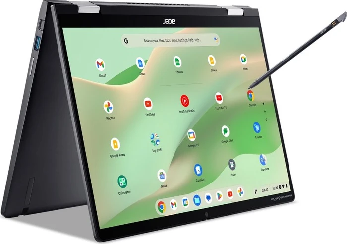 Acer Chromebook Plus Spin 714 CP714-1HN-74MY, Steel Gray, Core Ultra 7 155U, 16GB RAM, 512GB SSD, DE