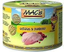MAC's Cat Geflügel und Cranberry Adult, 1.20kg (6x 200g)