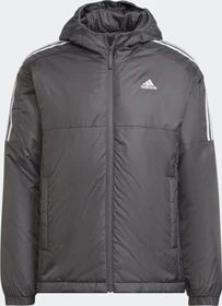 adidas Essentials Insulated Hooded Jacke grey five/white (Herren)