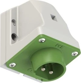 PCE CEE-Wandgerätestecker 16A 2p 24/42VAC 100-200Hz IP44 TWIST