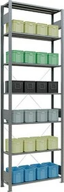 Schulte Lagertechnik Multiplus 150 Schwerlastregal 100x300x30cm verzinkt