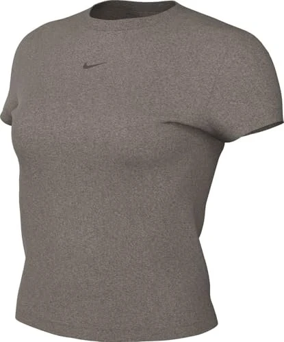 Nike Sportswear Chill Knit T-Shirt kurzarm mink brown (Damen)