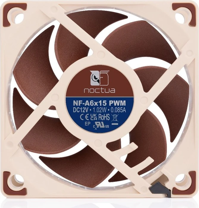 Noctua NF-A6x15 PWM, 60mm