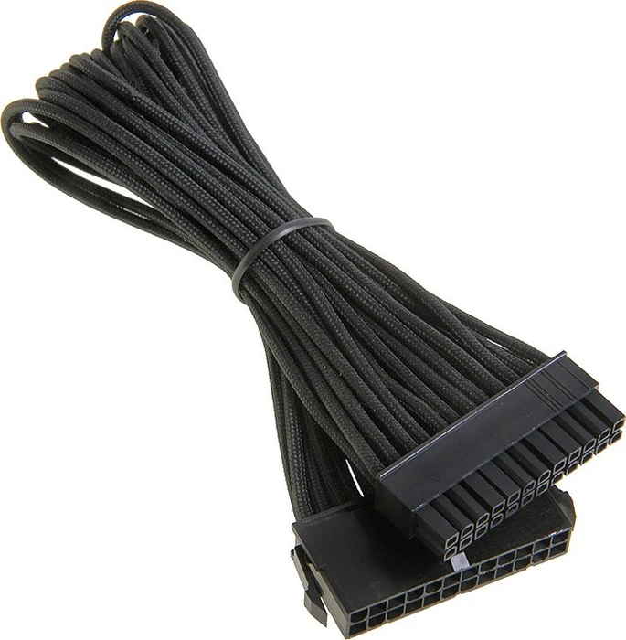 BitFenix Alchemy 24-Pin ATX Verlängerung 30cm, sleeved schwarz