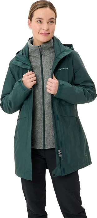Vaude Idris 3in1 IV Funktionsmantel deep pond (Damen)