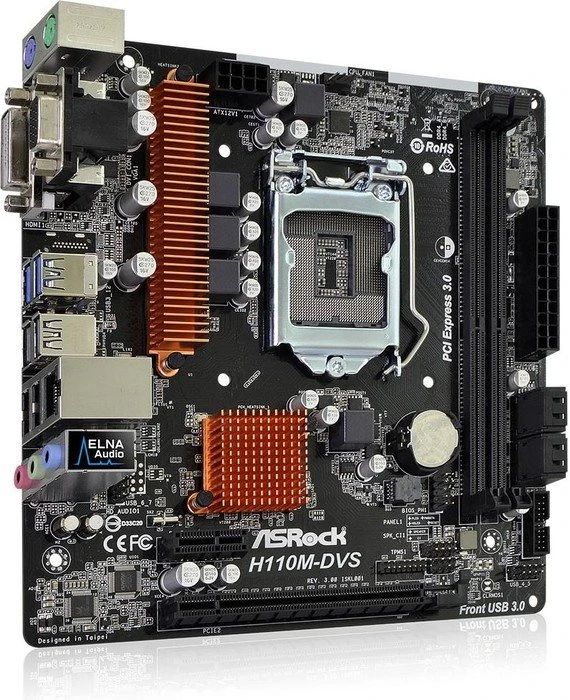 ASRock H110M-DVS R3.0 (Intel 1151)