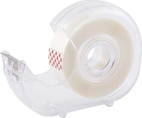 D.RECT Invisible Klebeband-Abroller, transparent, 33m x 1.9cm