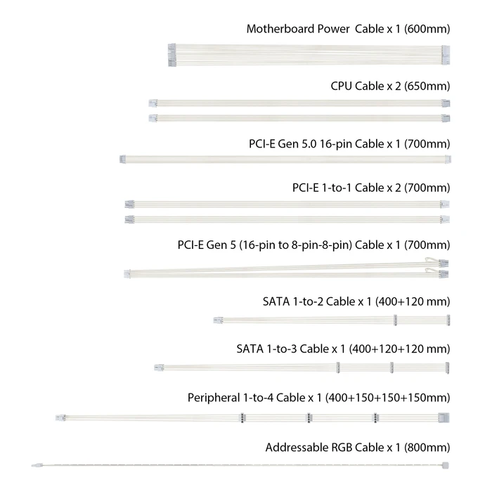 ASUS ROG STRIX 1000G Gold Aura Edition White, ROG-STRIX-1000G-AURA-WHITE-GAMING, 1000W, ATX 3.0