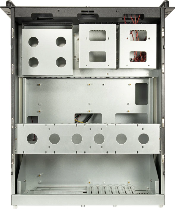Inter-Tech IPC 6U-6606, grau, 6HE, ATX