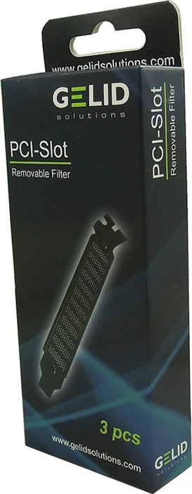 Gelid Slotblende inkl. Staubfilter, schwarz, 3er-Pack