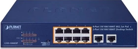 Planet GSD Rackmount Gigabit Switch, 10x RJ-45, 120W PoE+ (GSD-1008HP)