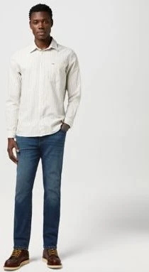Wrangler Larston Medium Stretch Jeans marine tint (Herren)