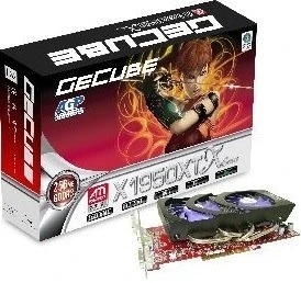 GeCube Radeon X1950 XT, 256MB DDR3, 2x DVI, TV-out