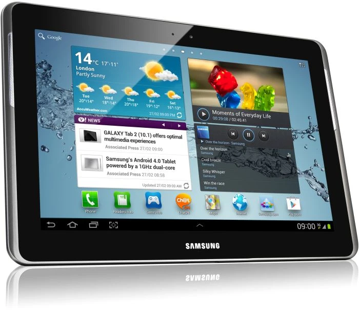 Samsung Galaxy Tab 2 10.1 P5100, silber, 32GB, UMTS