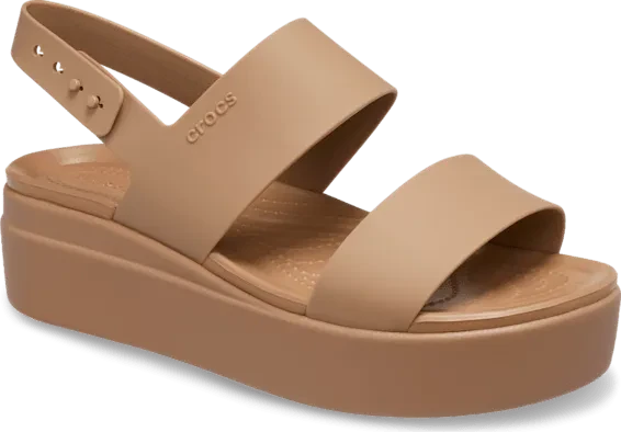 Crocs Brooklyn Low Wedge milk chocolate (Damen)