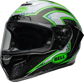 Bell Race Star DLX Flex Xenon schwarz/weiß/grün