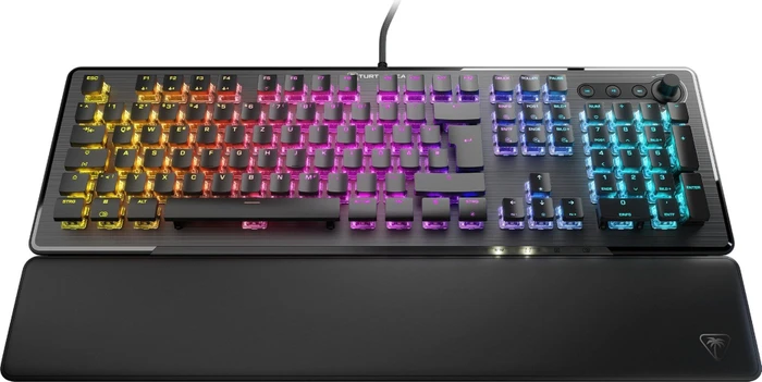 Turtle Beach Vulcan II, schwarz, LEDs RGB, TITAN II RED, USB, DE