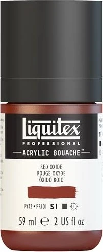 Liquitex Professional Acrylic Gouache red oxide, 59ml