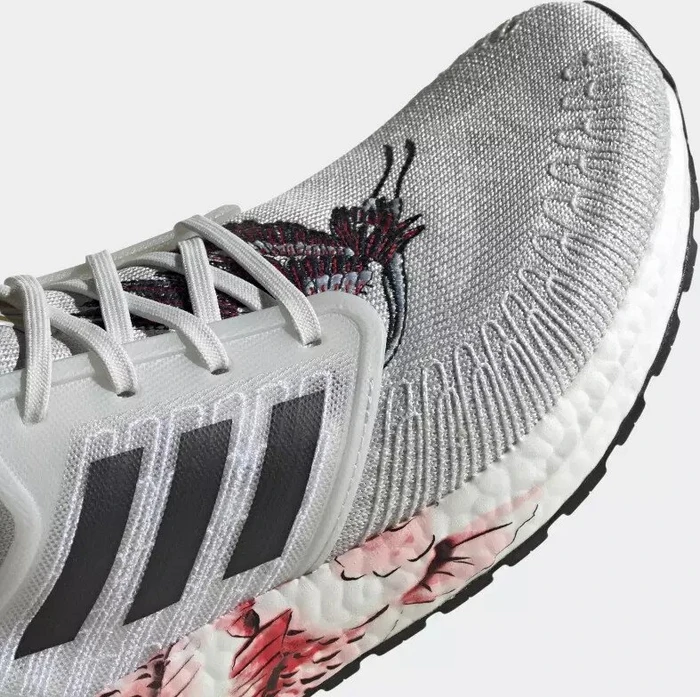adidas Ultraboost 20 crystal white/core black/solar red (Herren)